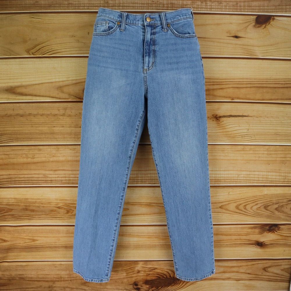 Universal Thread Jeans Vintage Straight High Rise Womens 6/28R Light Blue Faded